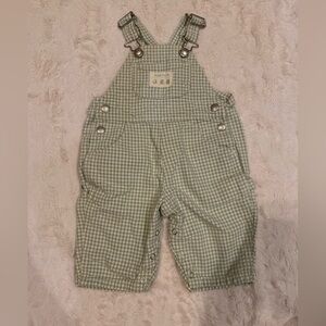 Vintage baby GAP gingham overalls
